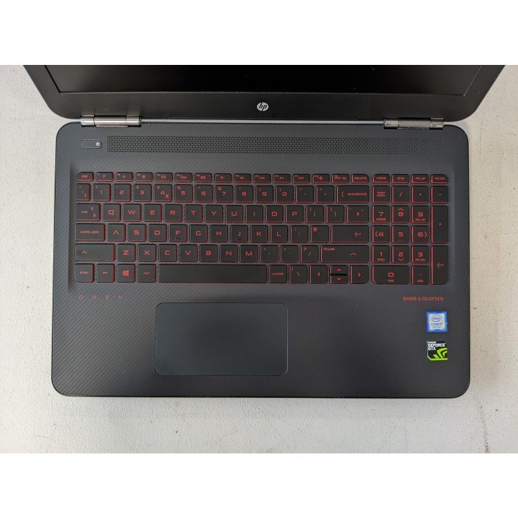 Refurbished HP Omen Core i7-7700HQ 8GB RAM 256GB SSD GTX 1050 15.6 Inch Windows 10 Gaming Laptop