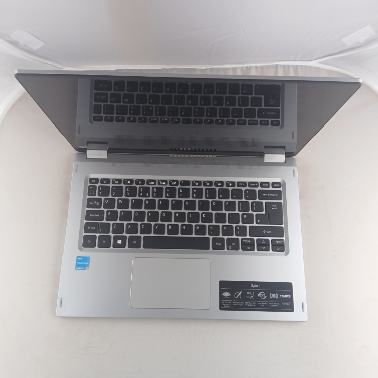 Refurbished Acer Spin SP114-31N Pentium Silver N6000 4GB RAM 128GB SSD 14 Inch Windows 11 Touchscreen Convertible Laptop