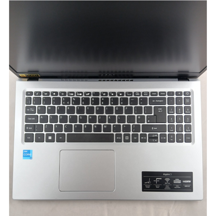 Refurbished Acer Aspire A315-58 Core i3-1115G4 8GB RAM 128GB SSD 15.6 Inch Windows 11 Home Laptop