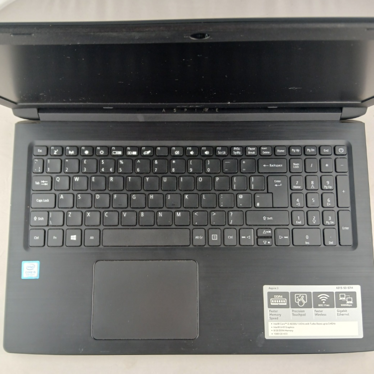 Refurbished Acer Aspire A315-53 Core i5-8250U 8GB RAM 1TB HDD 15.6 Inch Windows 11 Home Laptop