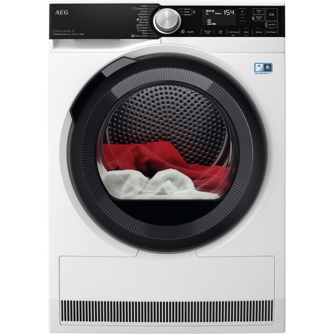AEG 9000 Series AbsoluteCare Plus&reg; 9kg Heat Pump Tumble Dryer - White