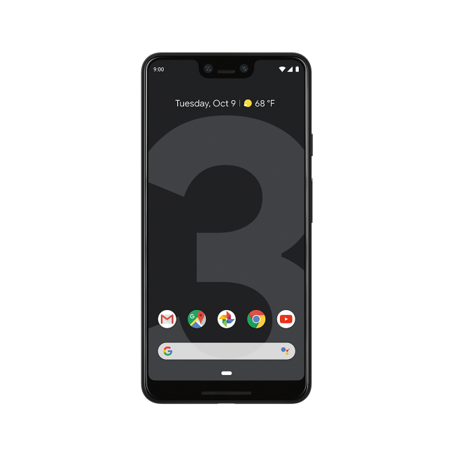 Google Pixel 3 XL Just Black 6.3" 64GB 4G Unlocked & SIM Free Smartphone