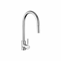 GRADE A1 - Rangemaster Aquatrend Single Lever Monobloc Pull Out Kitchen Tap- Brushed Chrome