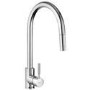 GRADE A1 - Rangemaster Aquatrend Single Lever Monobloc Pull Out Kitchen Tap- Brushed Chrome
