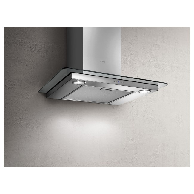 Elica TRIBE-70 Tribe 70cm Cooker Hood With Flat Glass Canopy - Stainless Steel