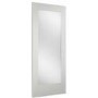 External Tricoya Pattern 10 with Clear Glass - White Primed, 1981 x 762 x 35 mm