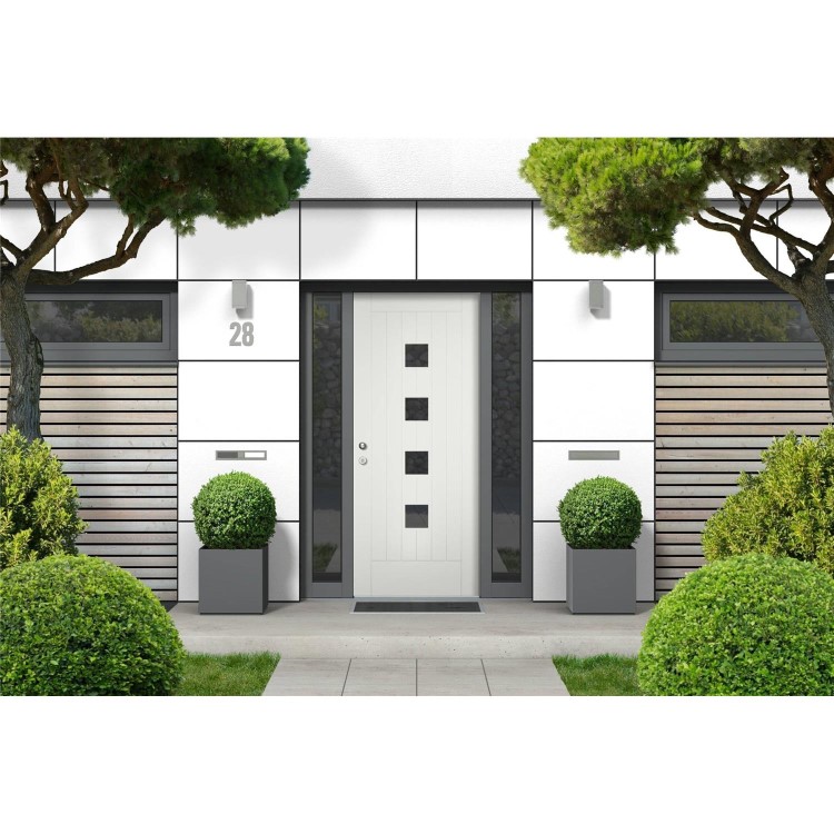 Internal Tri-coya Door with Opaque Glass - Unfinished - 1981 x 838 x 44mm - Siena Essential - XL Joinery