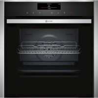 Neff N90 Slide and Hide Single Oven With VarioSteam - Black