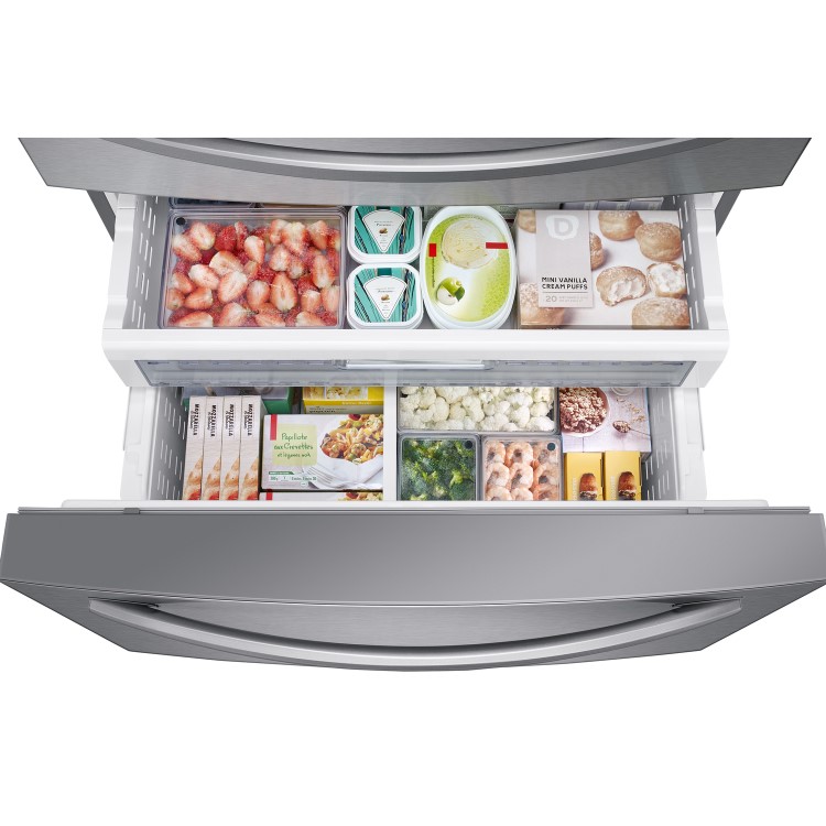 Refurbished Samsung RF22R7351SR/EU Freestanding 635 Litre American Fridge Freezer Silver