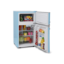 Refurbished MONTPELLIER Retro MAB2031PB Undercounter Fridge Freezer - Blue