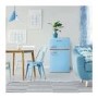 Refurbished MONTPELLIER Retro MAB2031PB Undercounter Fridge Freezer - Blue