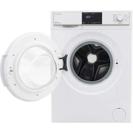 Refurbished Sharp ES-HFB8143W3-EN Freestanding 8KG 1400 Spin Washing Machine