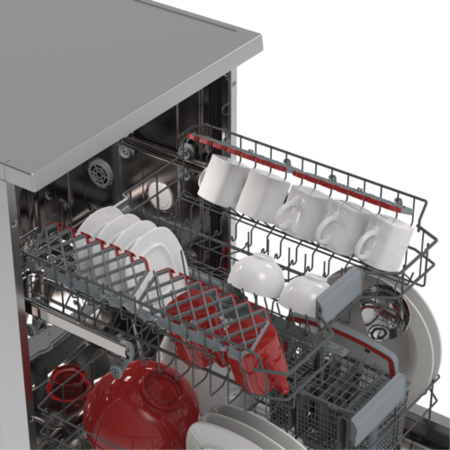 Refurbished Sharp QW-HX13F472S 13 Place Freestanding Dishwasher