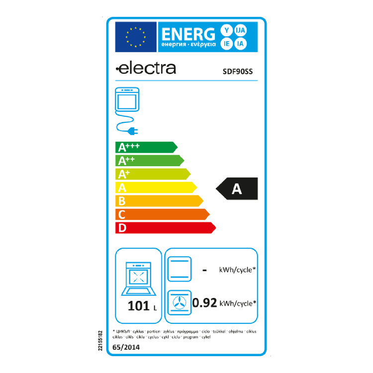 Refurbished Electra SDF90SS 90cm Dual Fuel Range Cooker