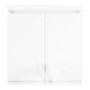 Tiffany White High Gloss Drinks Cabinet with LED Lighting