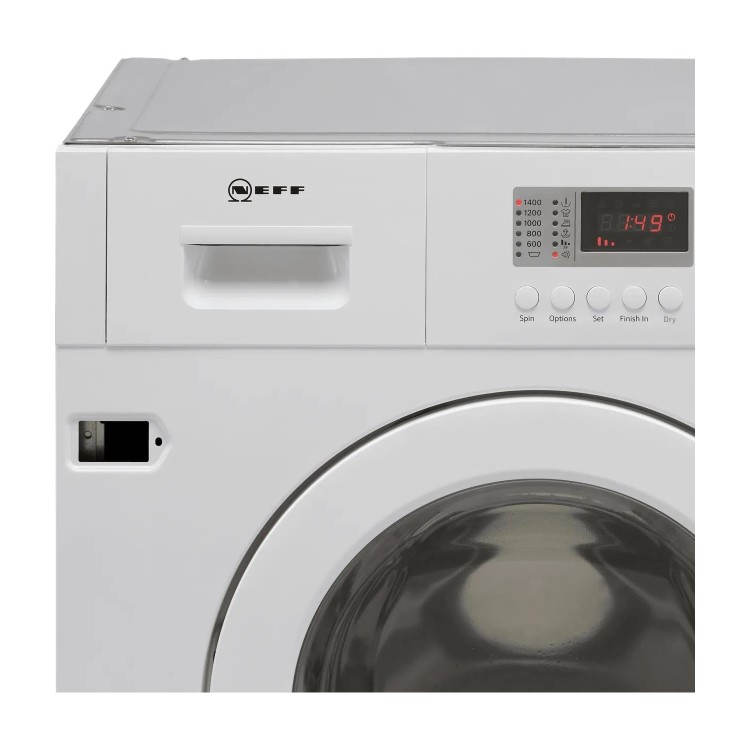 Refurbished Neff V6320X2GB Integrated 7/4KG 1400 Spin Washer Dryer White