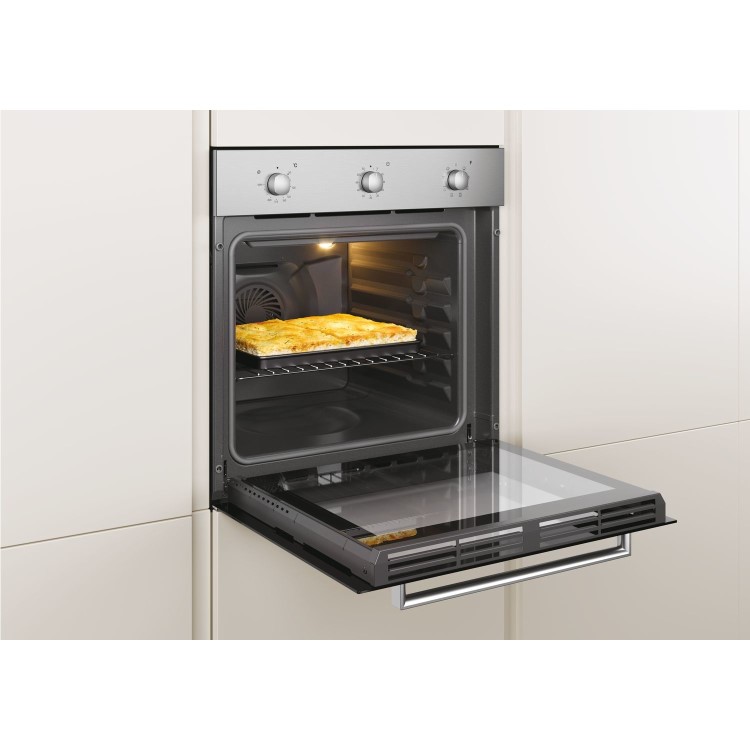 Refurbished Candy FCP602X/E 60cm Single Built In Electric Oven Stainless Steel