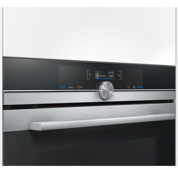 Refurbished Siemens iQ700 HB632GBS1B 60cm Single Built In Electric Oven Stainless Steel
