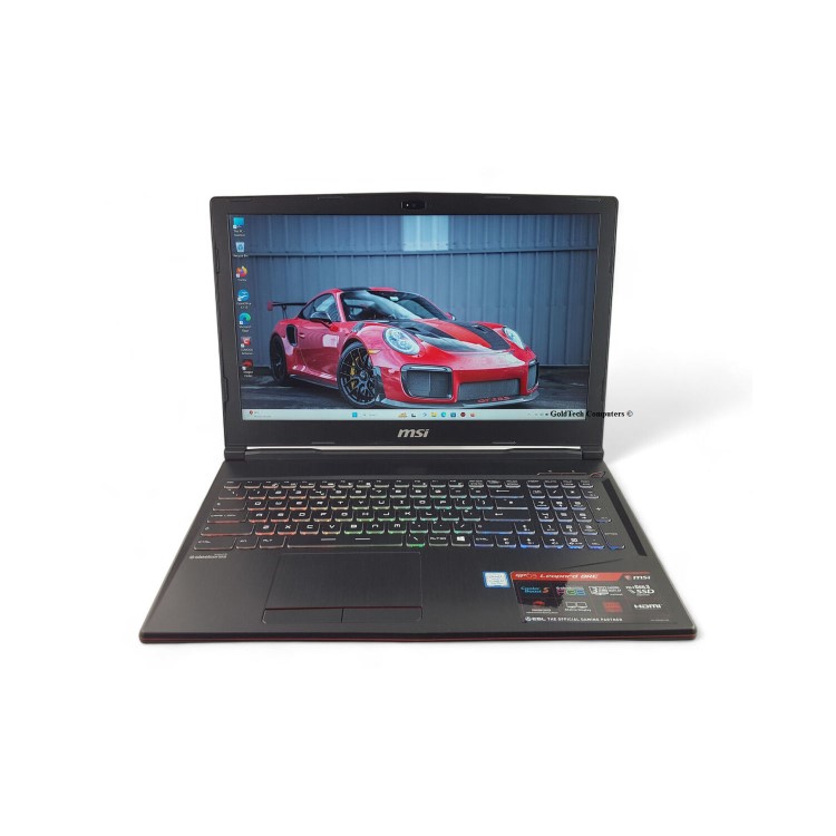 Refurbished MSI GP63 Leopard 8RE Core i7-8750H 16GB 128GB GTX 1060 15.6 Inch Windows 10 Gaming Laptop