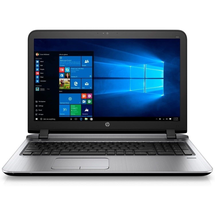 Refurbished HP ProBook 450 G3 Core i5-6200U 8GB RAM 120GB SSD 15.6 Inch Windows 10 Laptop