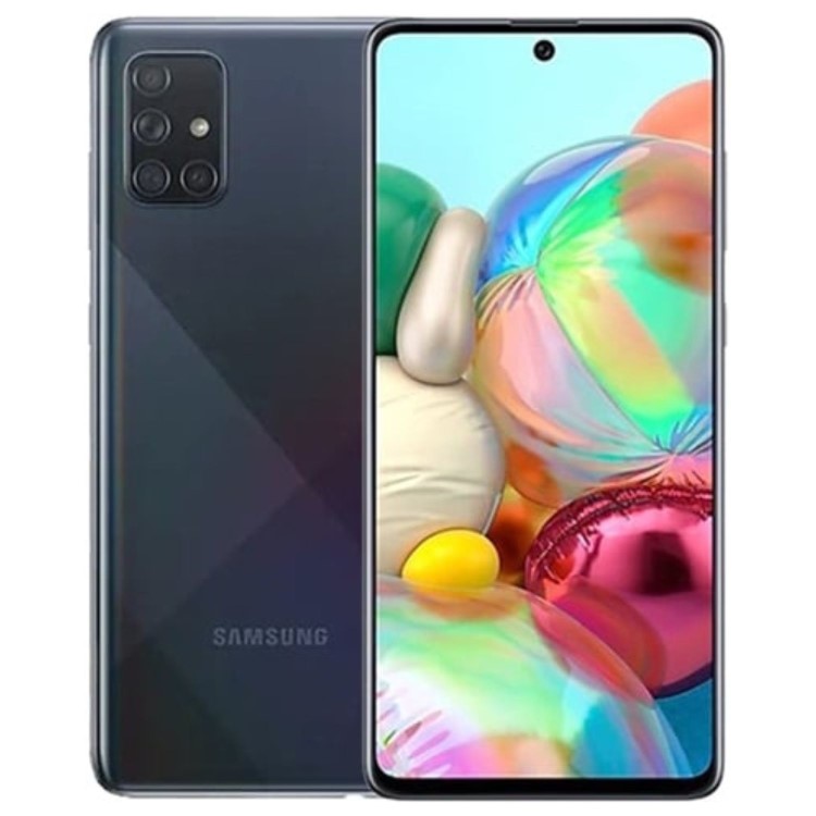 Refurbished Samsung Galaxy A71 Prism Crush Black 6.7" 128GB 4G Unlocked & SIM Free Smartphone