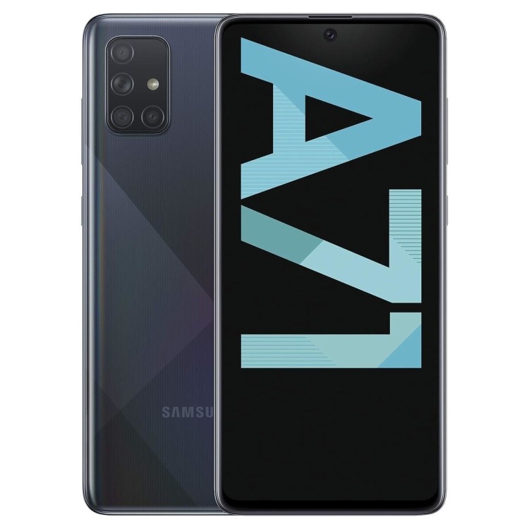 Refurbished Samsung Galaxy A71 Prism Crush Black 6.7" 128GB 4G Unlocked & SIM Free Smartphone