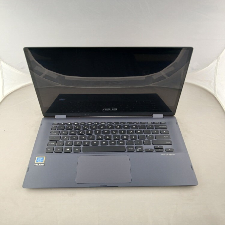 Refurbished ASUS Vivobook Flip 14 TP412UA Intel Pentium 4415U 4GB RAM 128GB SSD 14 Inch Windows 11 Touchscreen Convertible Laptop