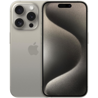 Refurbished Apple iPhone 15 Pro Natural Titanium 6.3" 128GB 5G Unlocked & SIM Free Smartphone