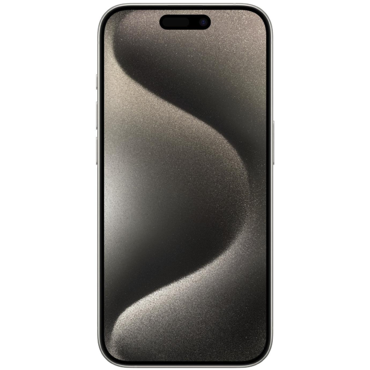 Refurbished Apple iPhone 15 Pro Natural Titanium 6.3" 128GB 5G Unlocked & SIM Free Smartphone