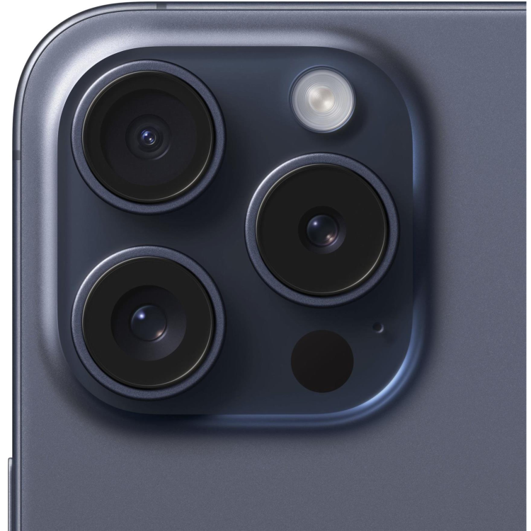 Refurbished Apple iPhone 15 Pro Blue Titanium 6.1" 128GB 5G Unlocked & SIM Free Smartphone