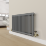 Maesta Antique Brass Traditional TRV Corner Thermostatic Radiator Valves With Lockshield