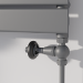 Maesta Anthracite Gray Traditional TRV Straight Thermostatic Radiator Valves With Lockshield