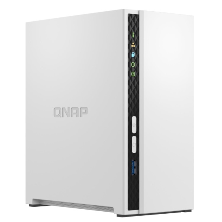 QNAP TS-233 2GB RAM with 16TB Installed Storage 2 Bay SATA Desktop NAS