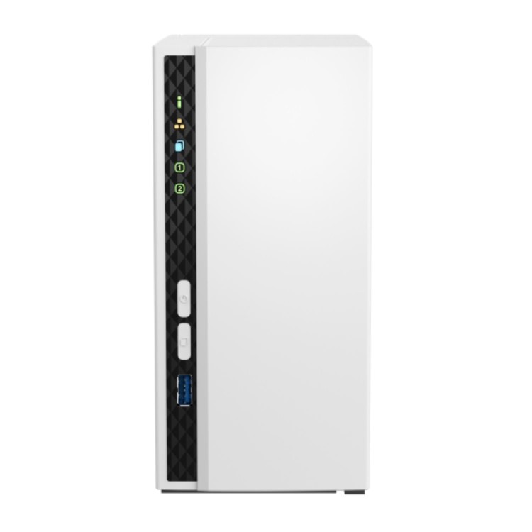 QNAP TS-233 2GB RAM with 20TB Installed Storage 2 Bay SATA Desktop NAS