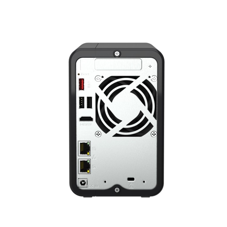 QNAP TS-264 8GB RAM with 8TB Installed Storage 2 Bay SATA Desktop NAS Storage