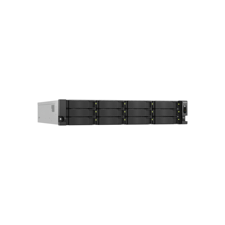 QNAP TS-h1277AXU-RP-R7-32G 32GB RAM 12 Bay Rackmount NAS Expansion Enclosure 