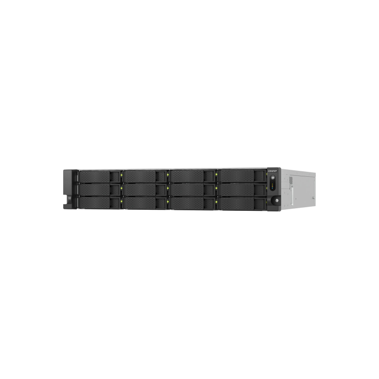 QNAP TS-h1277AXU-RP-R7-32G 32GB RAM 12 Bay Rackmount NAS Expansion Enclosure 