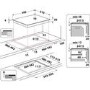 Hotpoint CleanProtect 59cm 4 Zone Induction Hob with Flexi Space