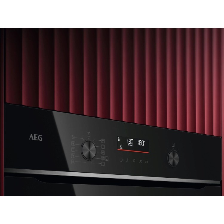 AEG 6000 Series SenseCook Electric Single Oven - Black