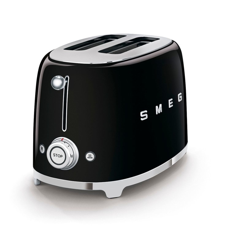 SMEG 50’s Retro Style 2-Slice Toaster - Black
