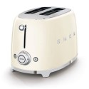 TSF01CRUK Smeg TSF01CRUK 2-Slice Retro Cream Toaster – Stylish Fast Toasting