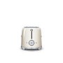 Refurbished Smeg TSF01CRUK Cream Retro 2 Slice Toaster