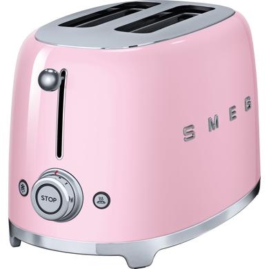 SMEG 50’s Retro Style 2-Slice Toaster - Powder Pink