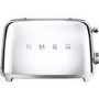Smeg TSF01SSUK Chrome Retro Style 2 Slice Toaster