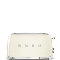 Smeg TSF02CRUK Retro Style 4 Slice Toaster - Cream
