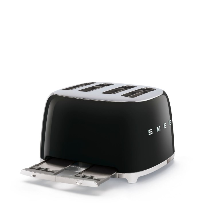 SMEG 50’s Retro Style 4-Slice Toaster - Black