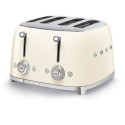 TSF03CRUK Smeg TSF03CRUK 4-Slice Retro Cream Toaster – Stylish Fast Toasting
