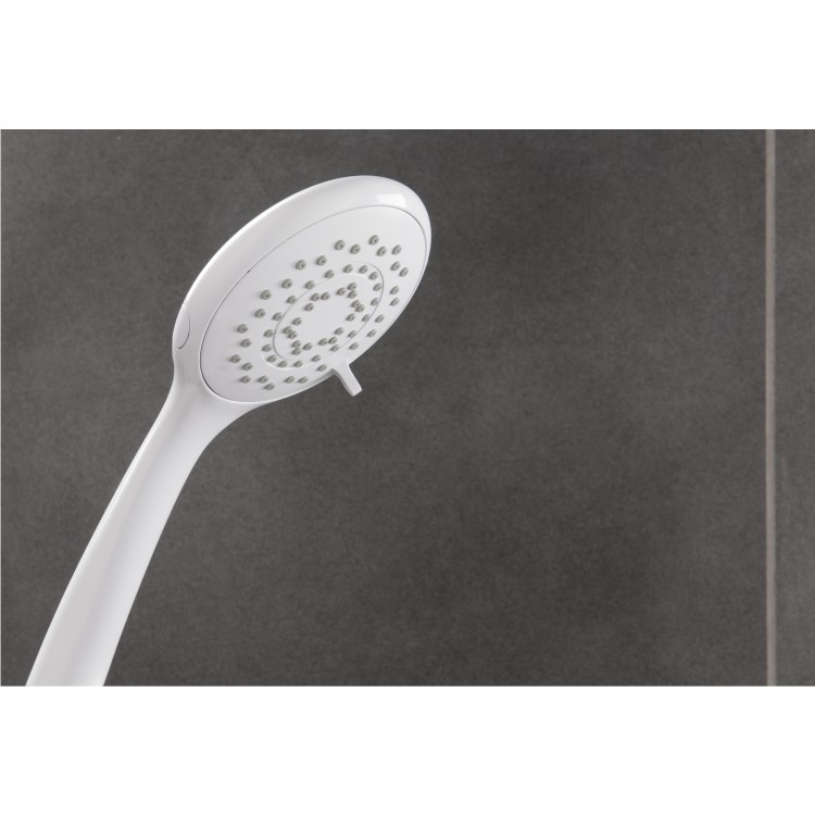 GRADE A1 - Triton 8000 Series 5 Spray Pattern Shower Handset - White