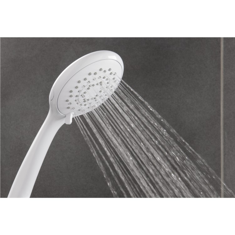 GRADE A1 - Triton 8000 Series 5 Spray Pattern Shower Handset - White