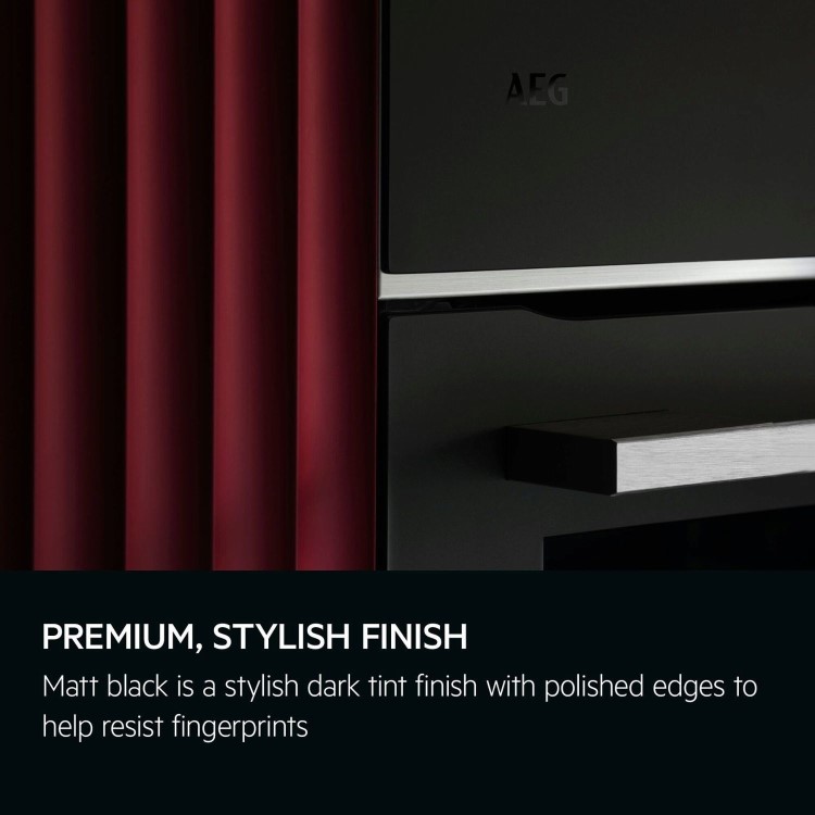 AEG 9000 Series TT9PB831AT ProAssist Electric Single Oven - Matt Black